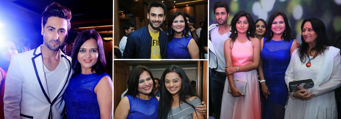 Archana Dange with Ravi Raj.